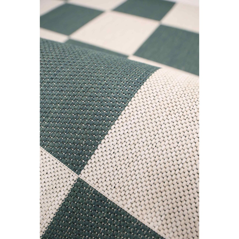 Homemaker Green Chequer Rug