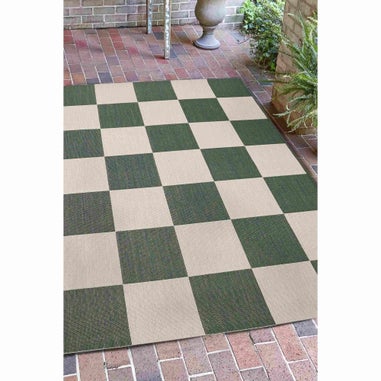 Homemaker Green Chequer Rug