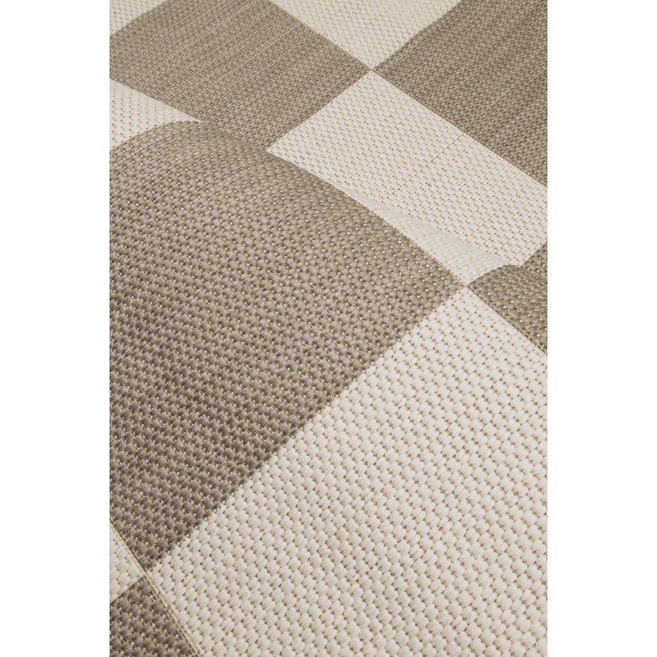 Homemaker Natural Chequer Runner Rug