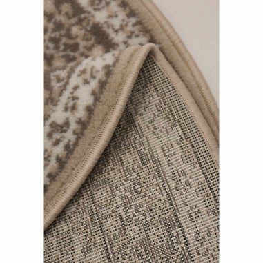 Homemaker Traditional Natural Round Rug