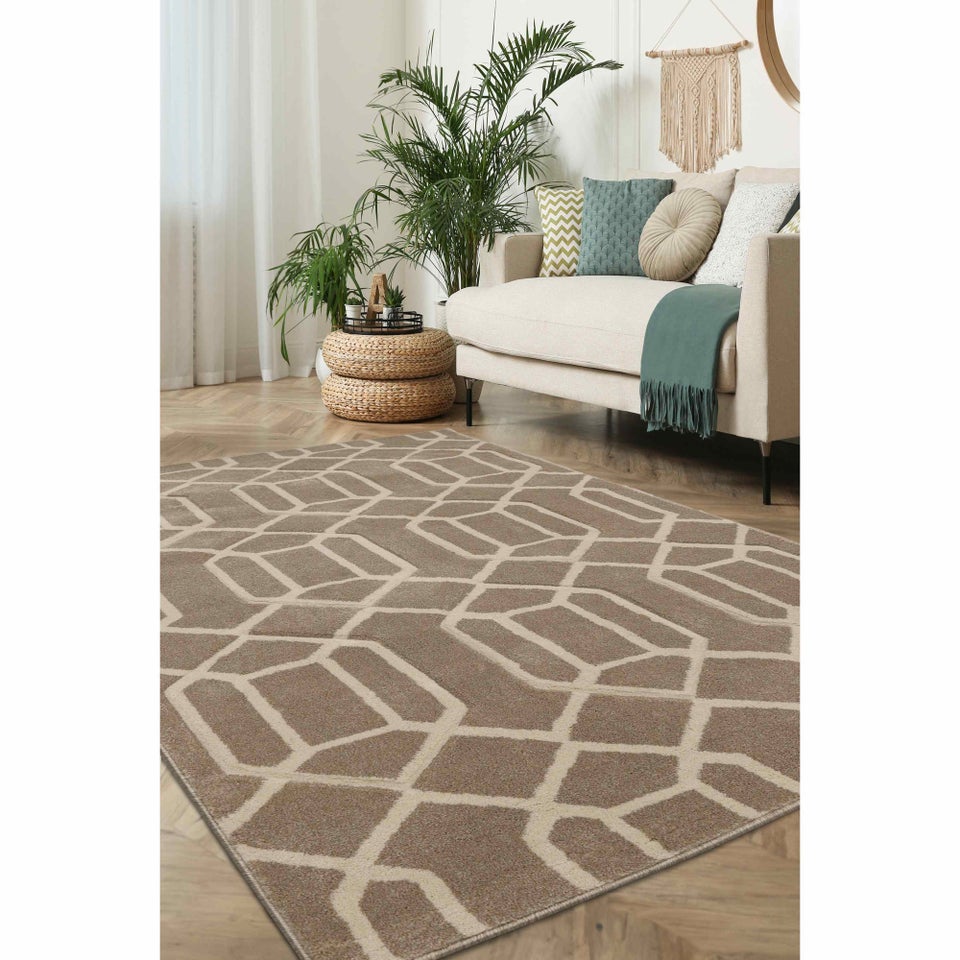 Homemaker Lattice Natural Rug