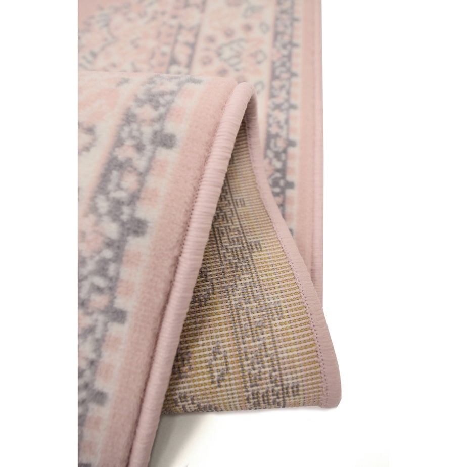 Homemaker Pink Traditional Rug