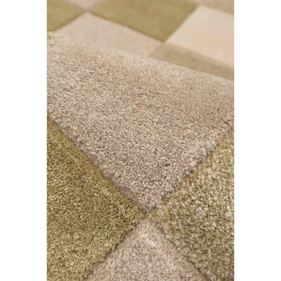 Homemaker Green Blocks Rug