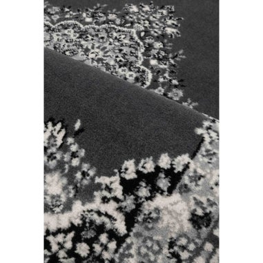 Homemaker Grey Traditional Runner Rug