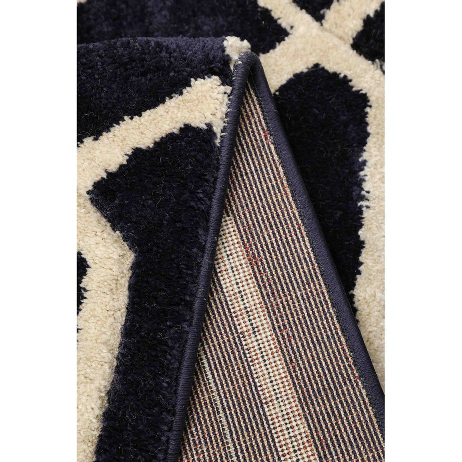 Homemaker Lattice Navy Rug