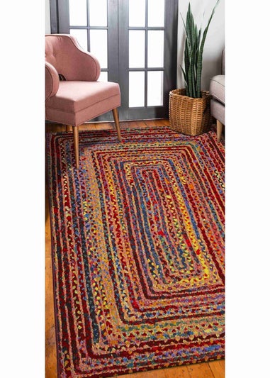Homemaker Multicolour Border Rug