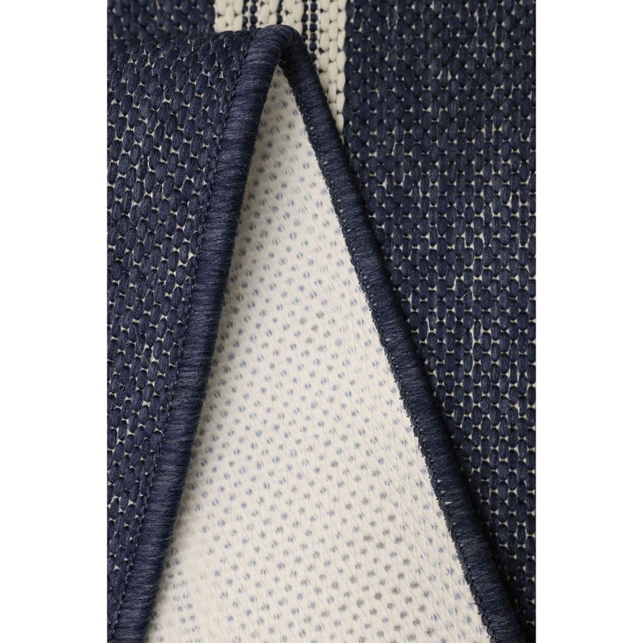 Homemaker Gel Backed Navy Border Rug
