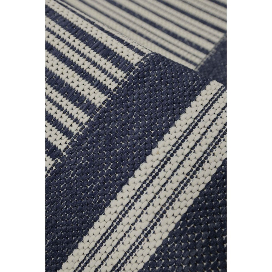 Homemaker Gel Backed Navy Border Rug