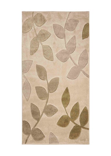 Homemaker Green Leaf Design Rug