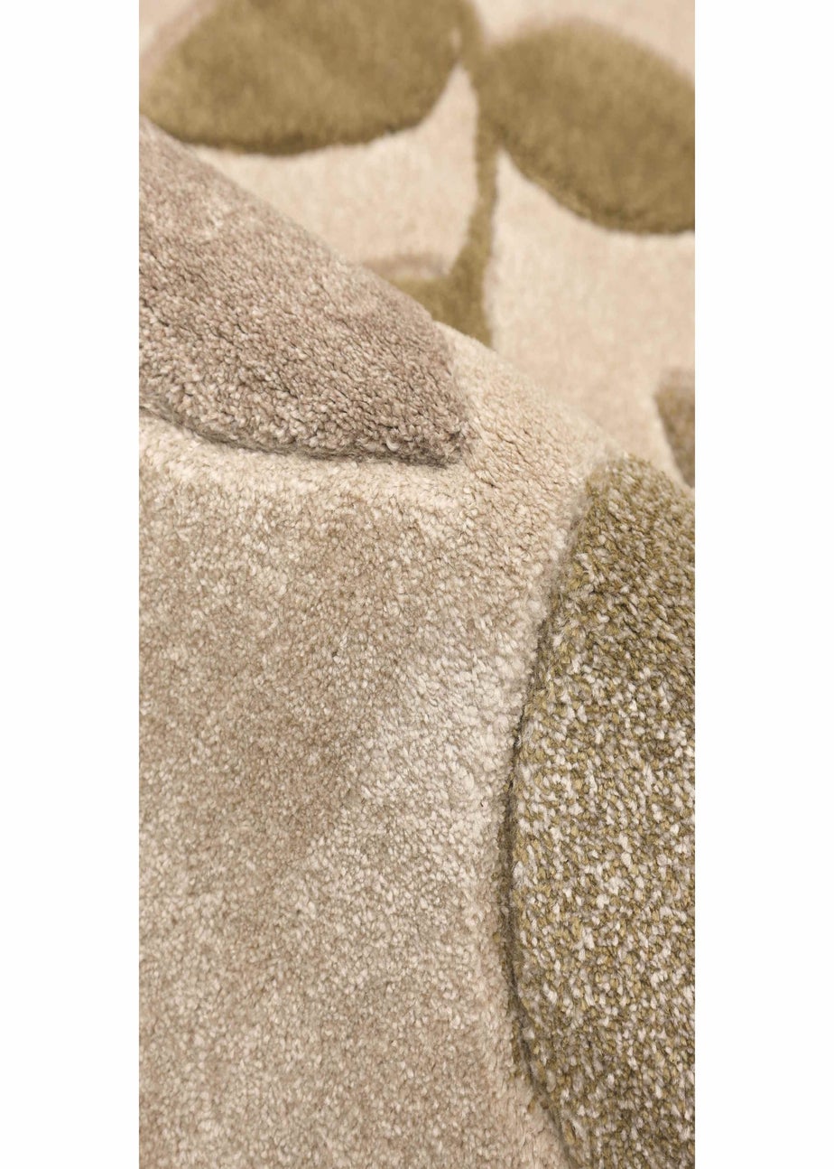 Homemaker Green Leaf Design Rug