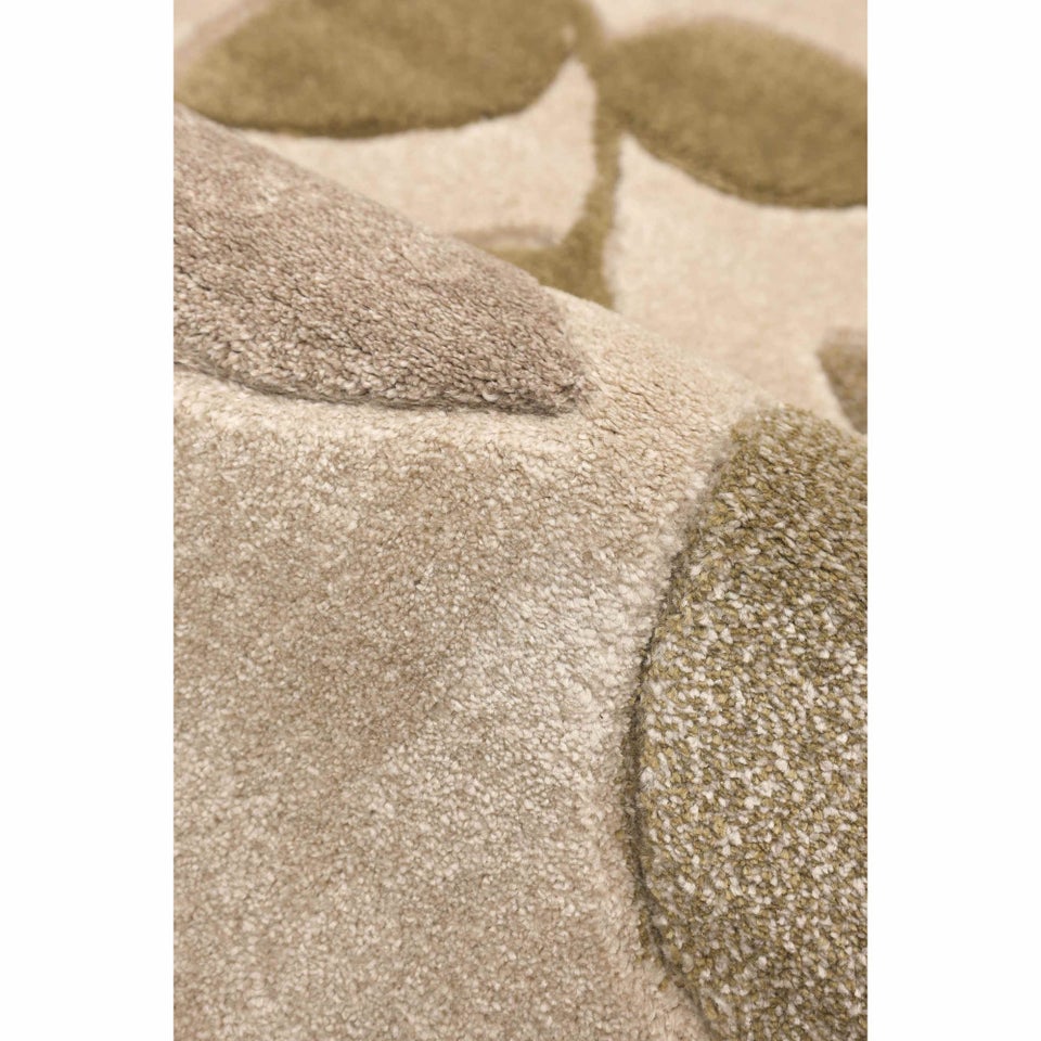 Homemaker Green Leaf Design Rug