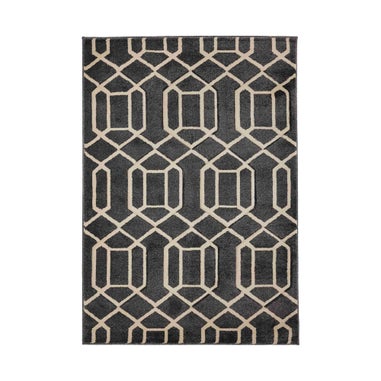Homemaker Lattice Grey Rug