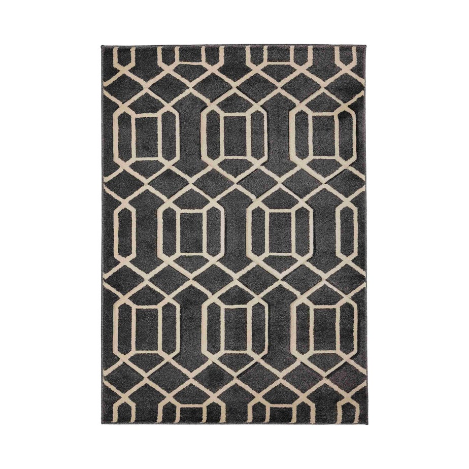 Homemaker Lattice Grey Rug