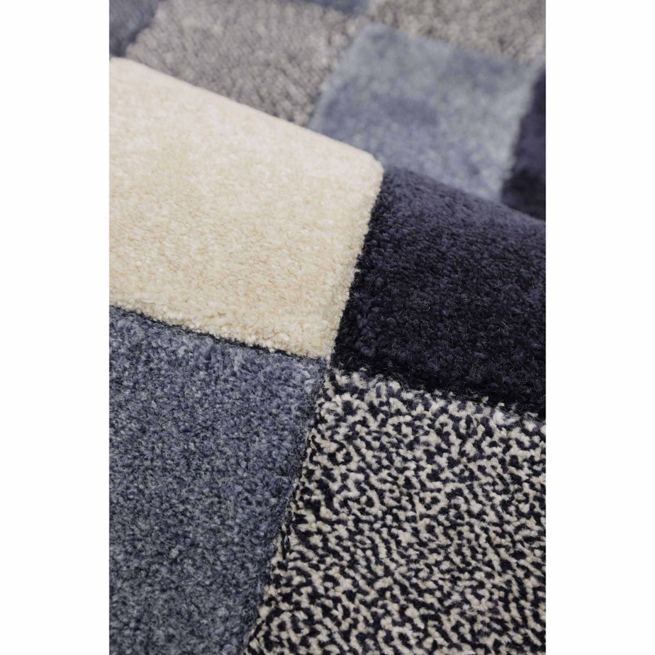 Homemaker Blue Blocks Rug