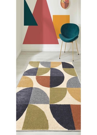 Homemaker Abstract Multicolour Rug
