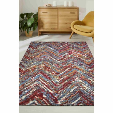 Homemaker Zig Zag Multicolour Rug