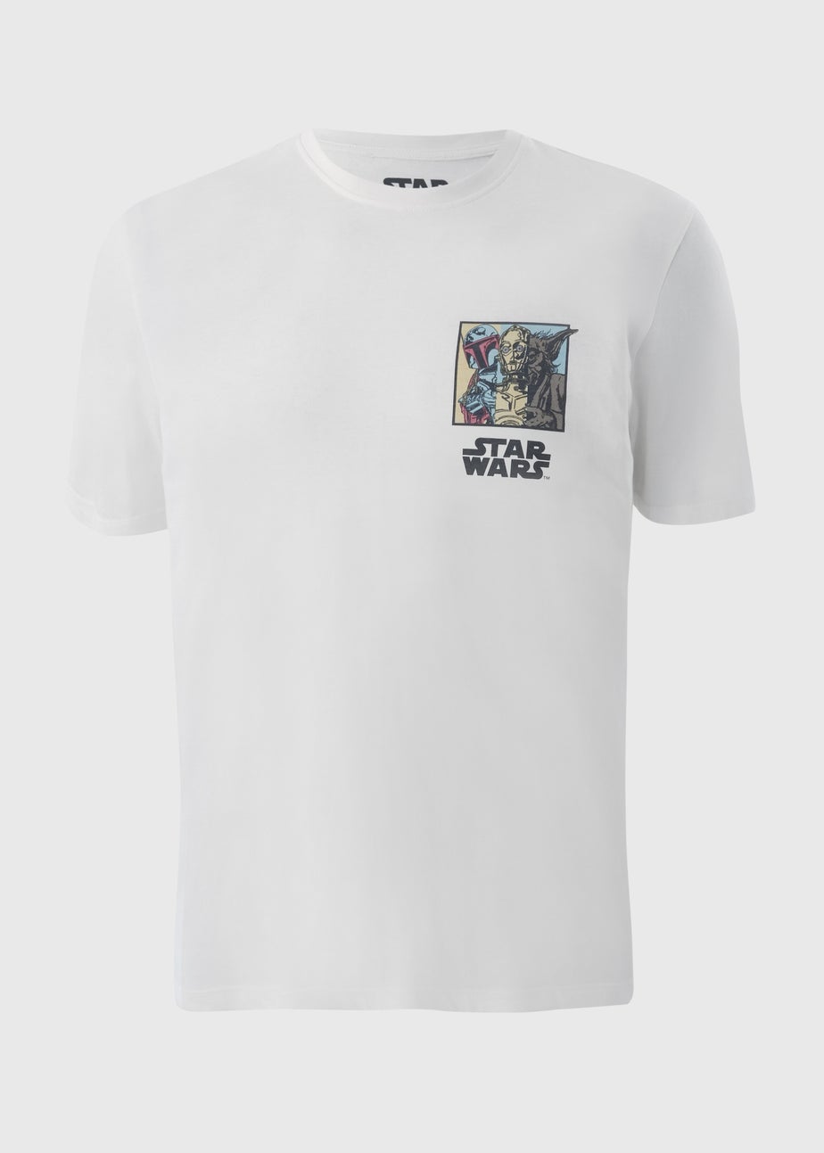 Star Wars Ecru Grid T-Shirt