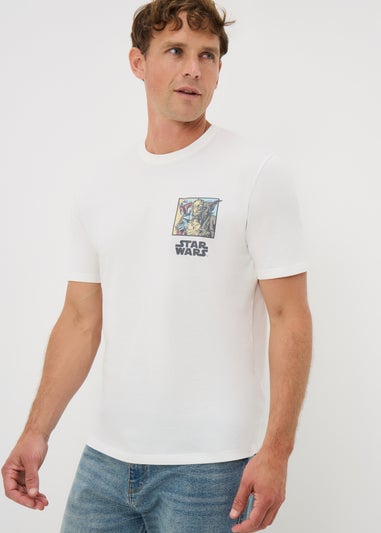 Star Wars Ecru Grid T-Shirt