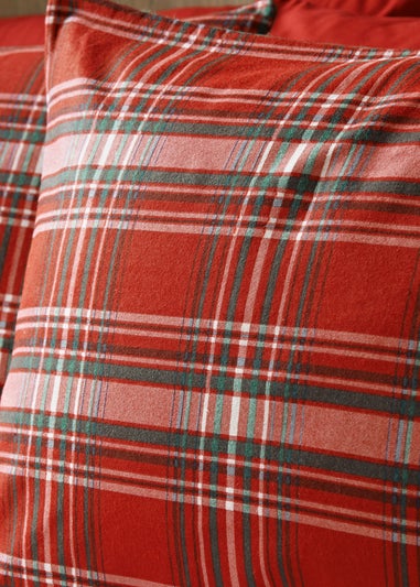 Red Check Duvet Set