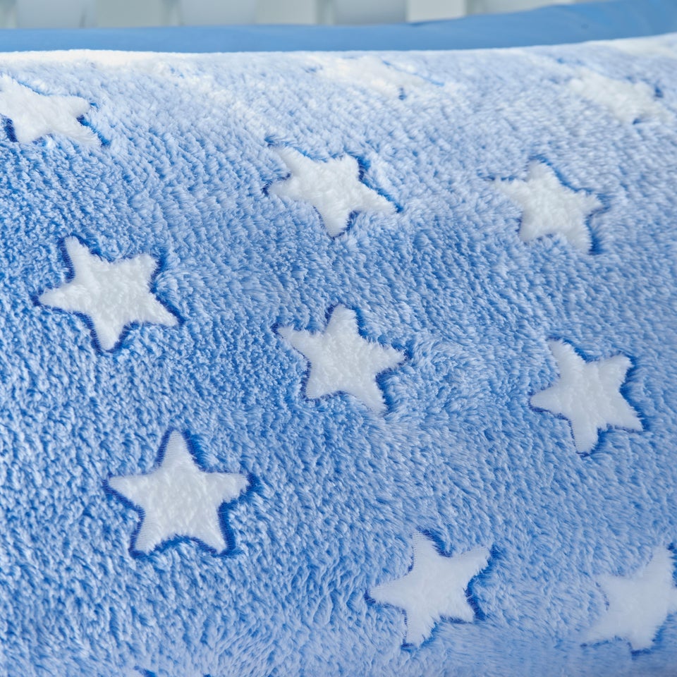 Blue Star Fleece Duvet Set