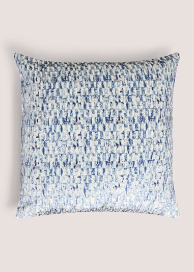Blue Mottled Cushion