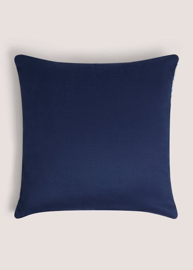 Blue Mottled Cushion