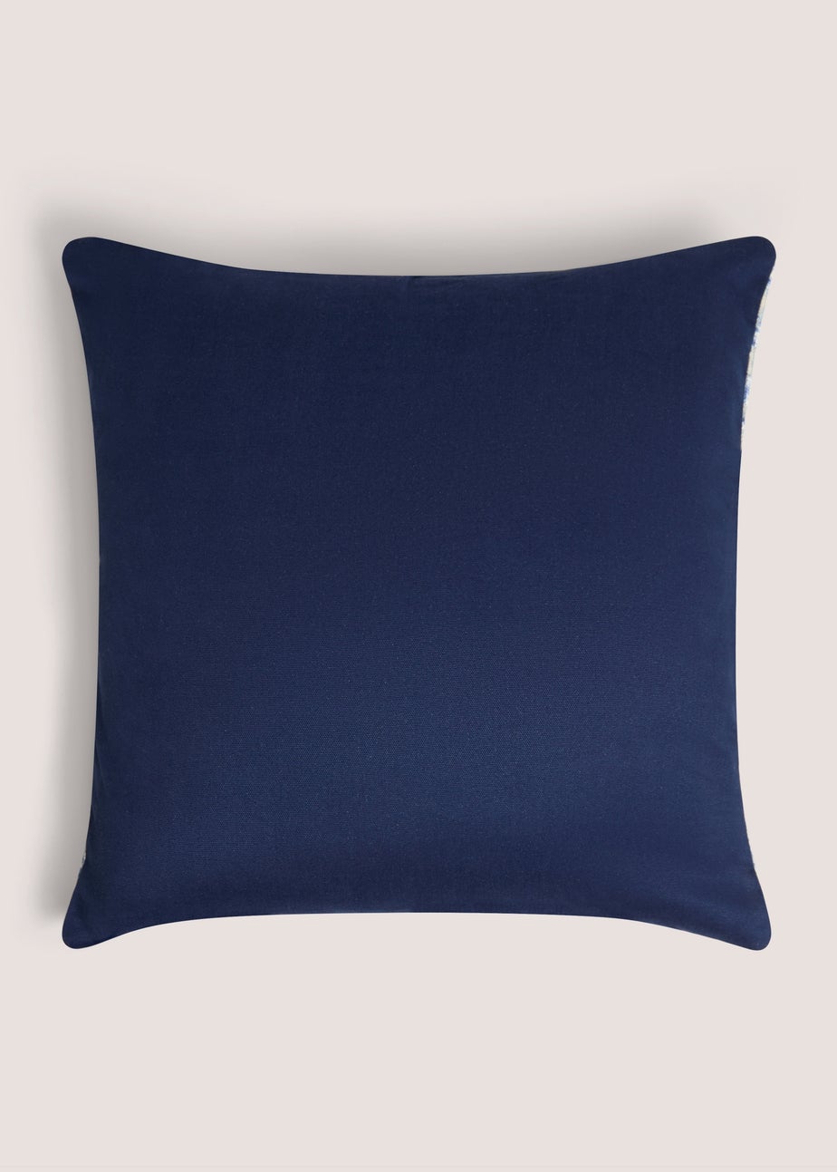 Blue Mottled Cushion