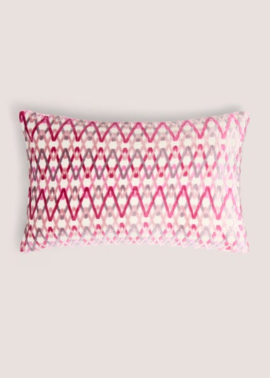 Pink Zigzag Cushion