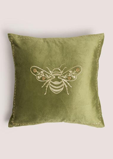 Green Bee Cushion