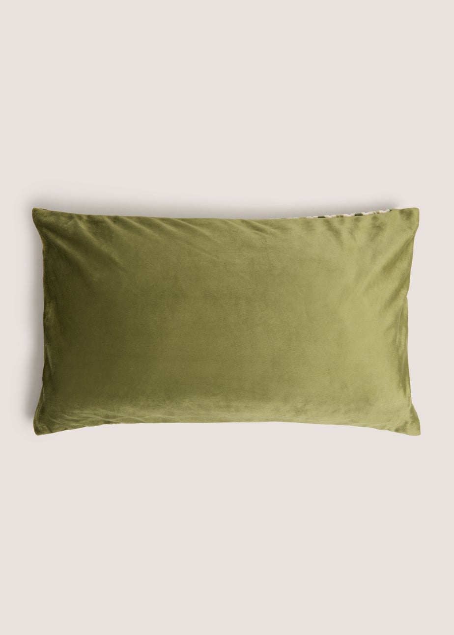 Green Zig Zag Cushion