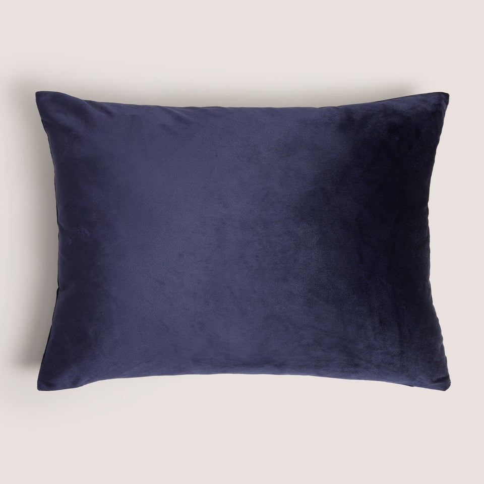 Navy Bee Cushion