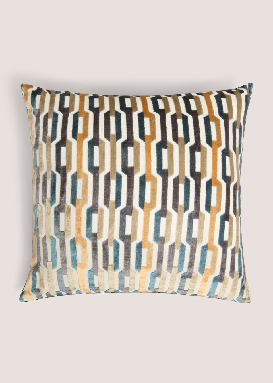 Blue Chain Design Cushion