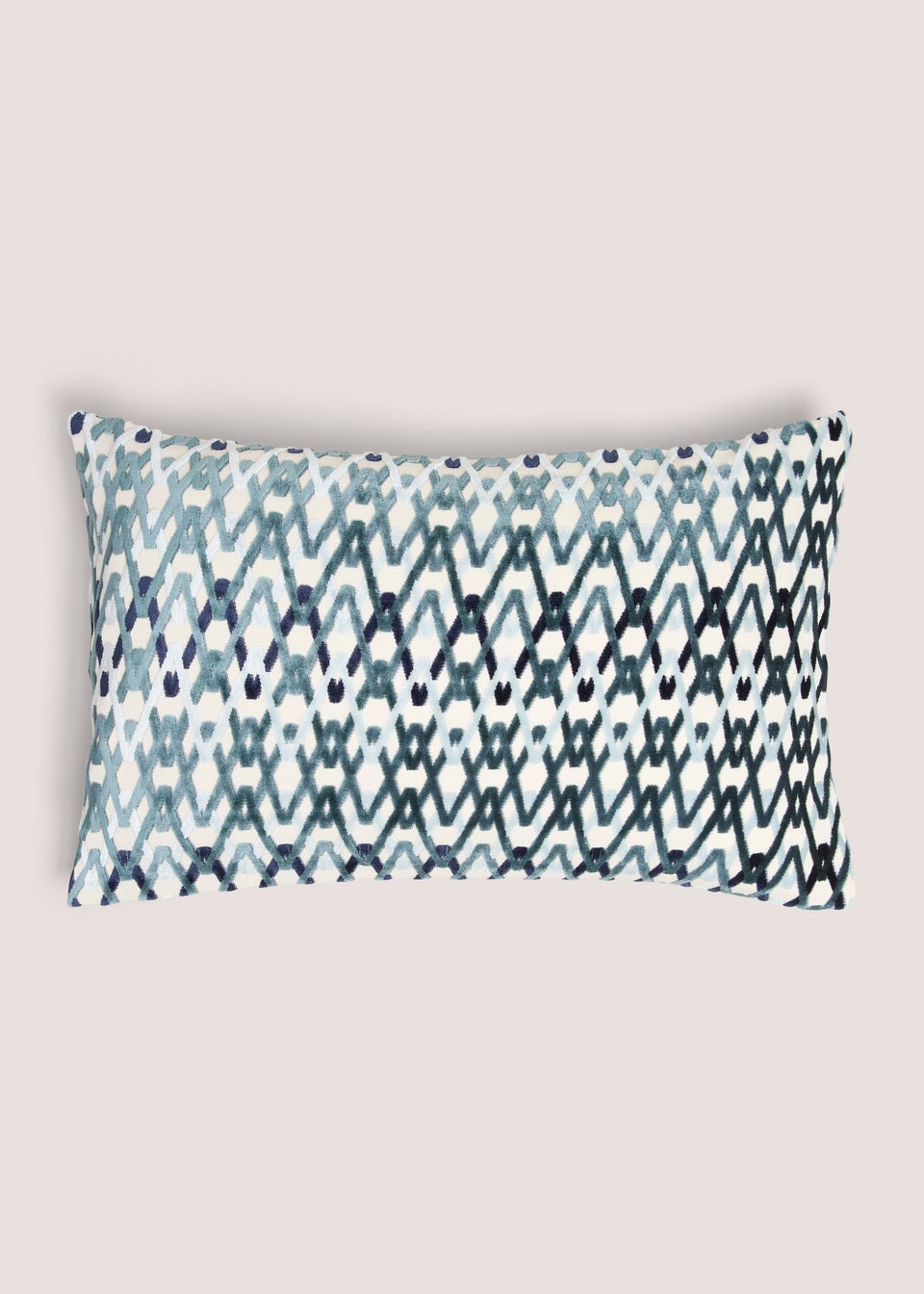 Blue Zig Zag Cushion