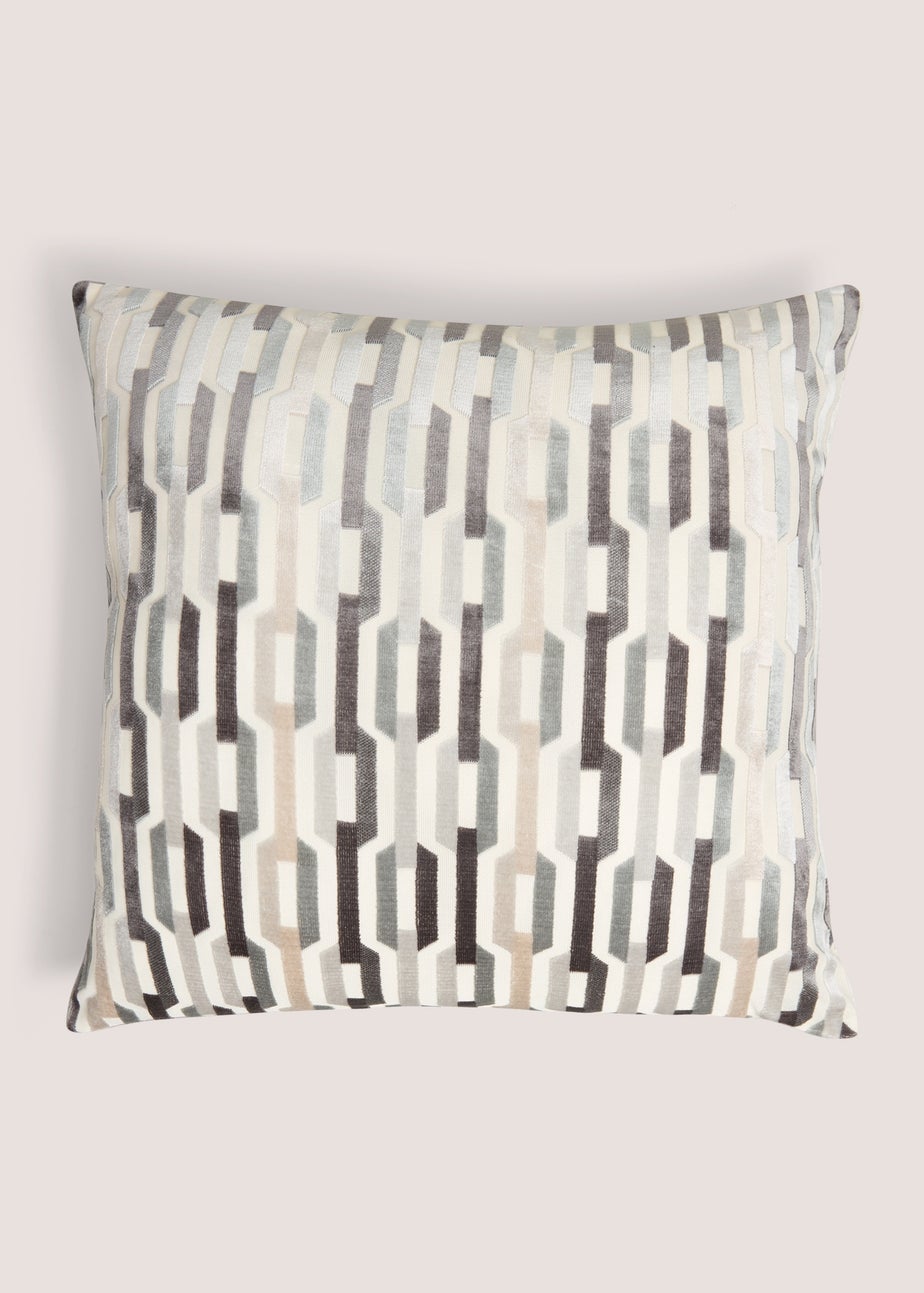 Grey Chain Cushion