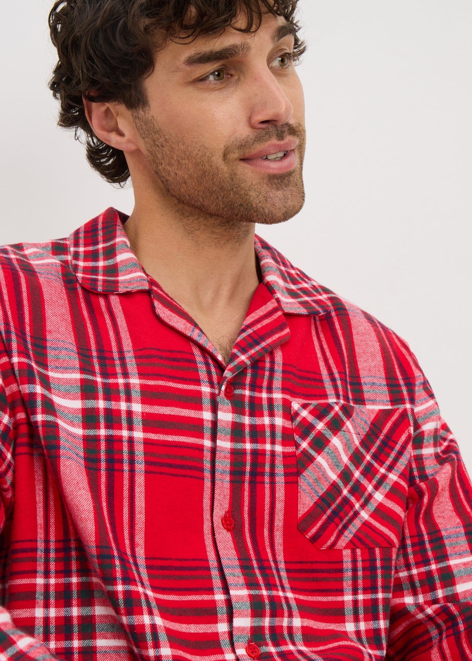 Red Check Matching Family Pyjama Set