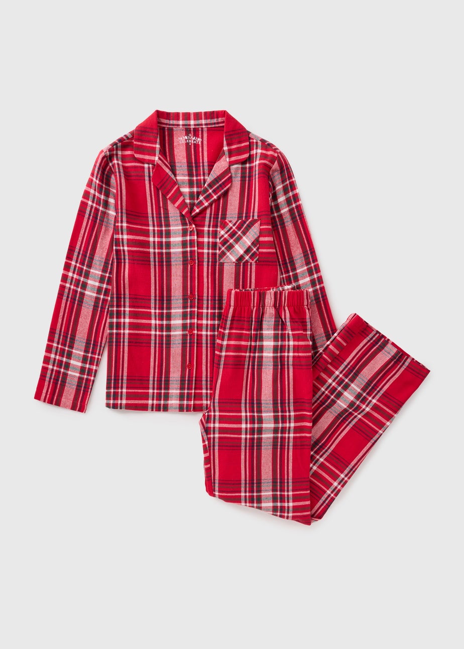 Red Check Matching Family Pyjama Set