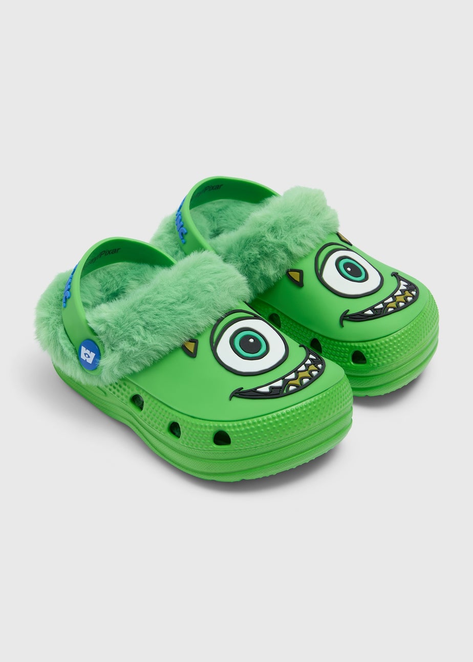 Monsters Inc Boys Green Mike Wazowski Clogs (Younger 4/5-12/13)