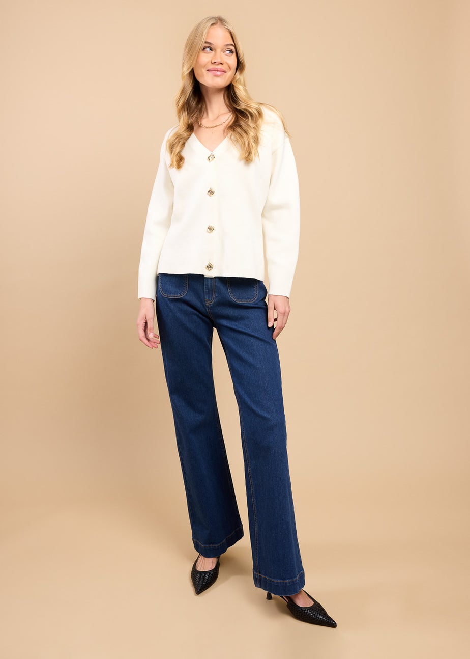 Little Mistress Oyster Structured Cardigan by Vicky Pattison