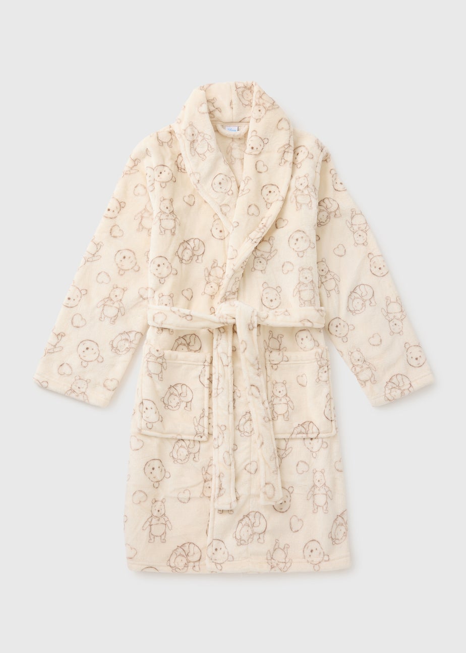 Winnie The Pooh Cream Dressing Gown
