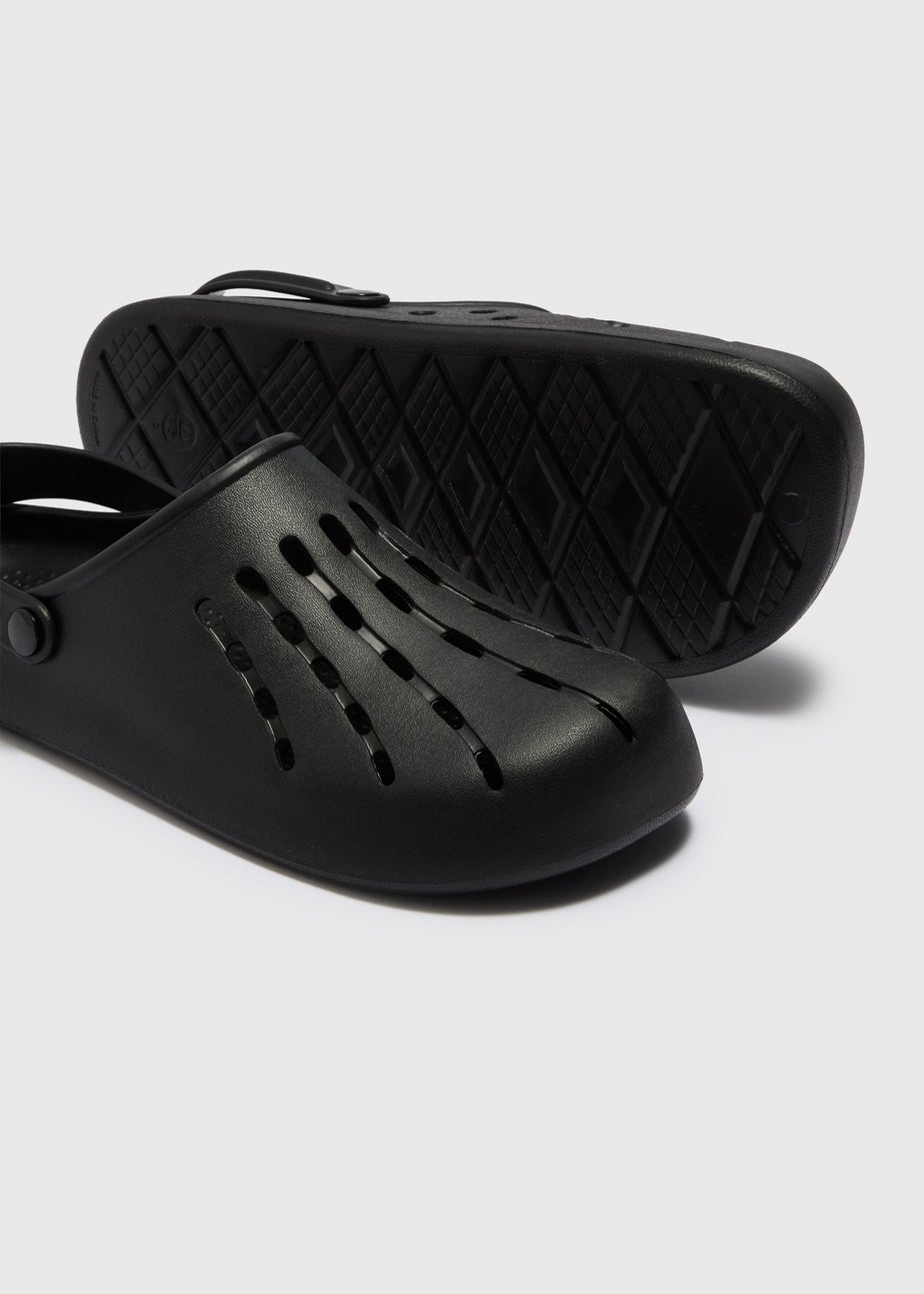 Black Basic Clogs