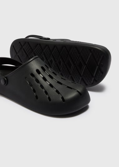 Black Basic Clogs