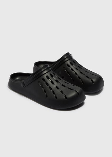 Black Basic Clogs