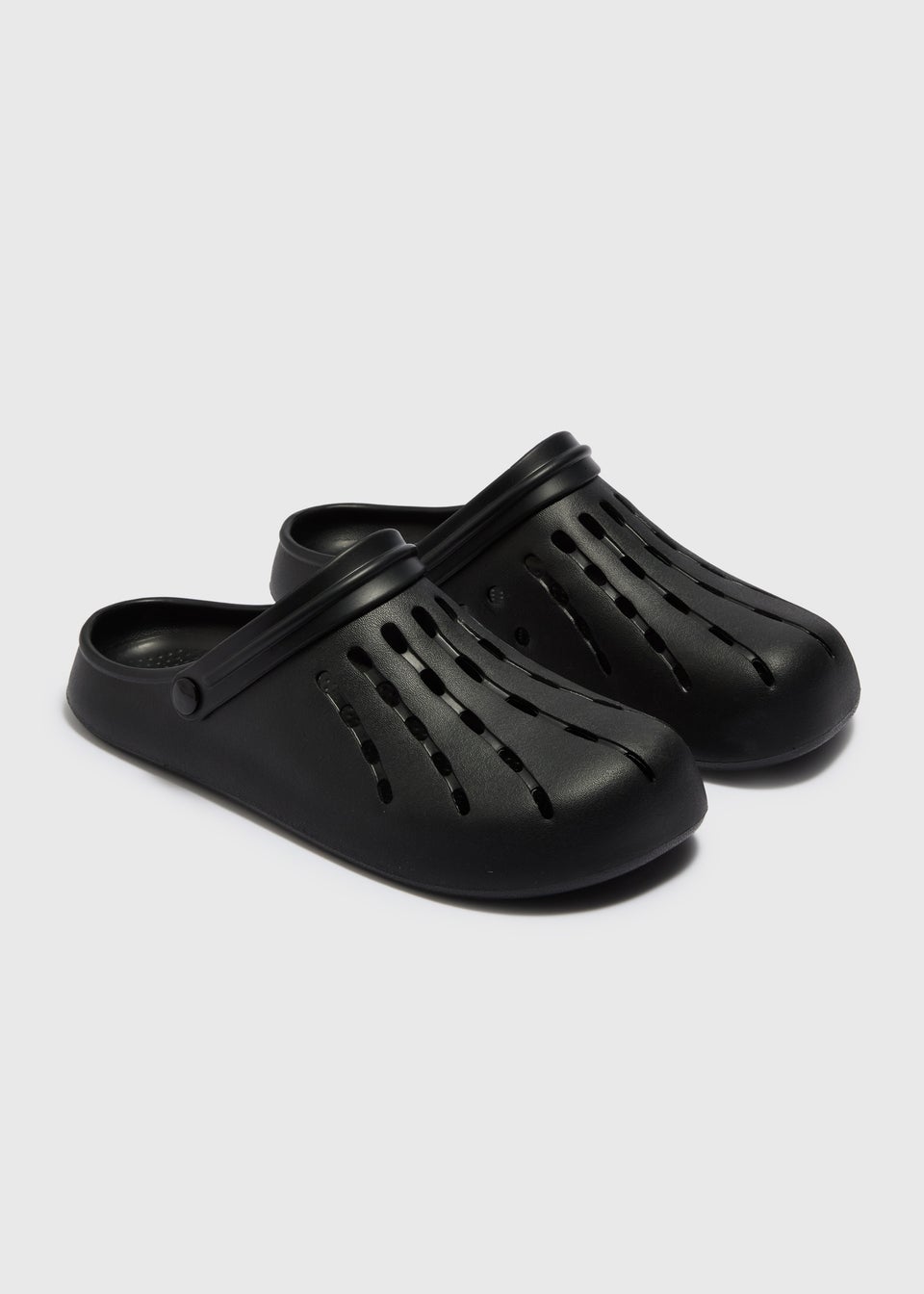 Black Basic Clogs