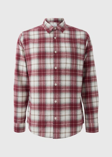 Burgundy Check Shirt