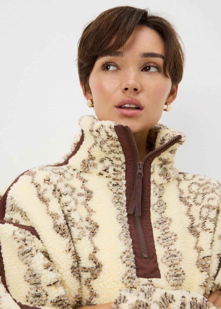 Stone Aztec Borg Jumper