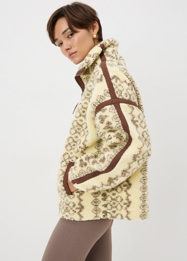 Stone Aztec Borg Jumper