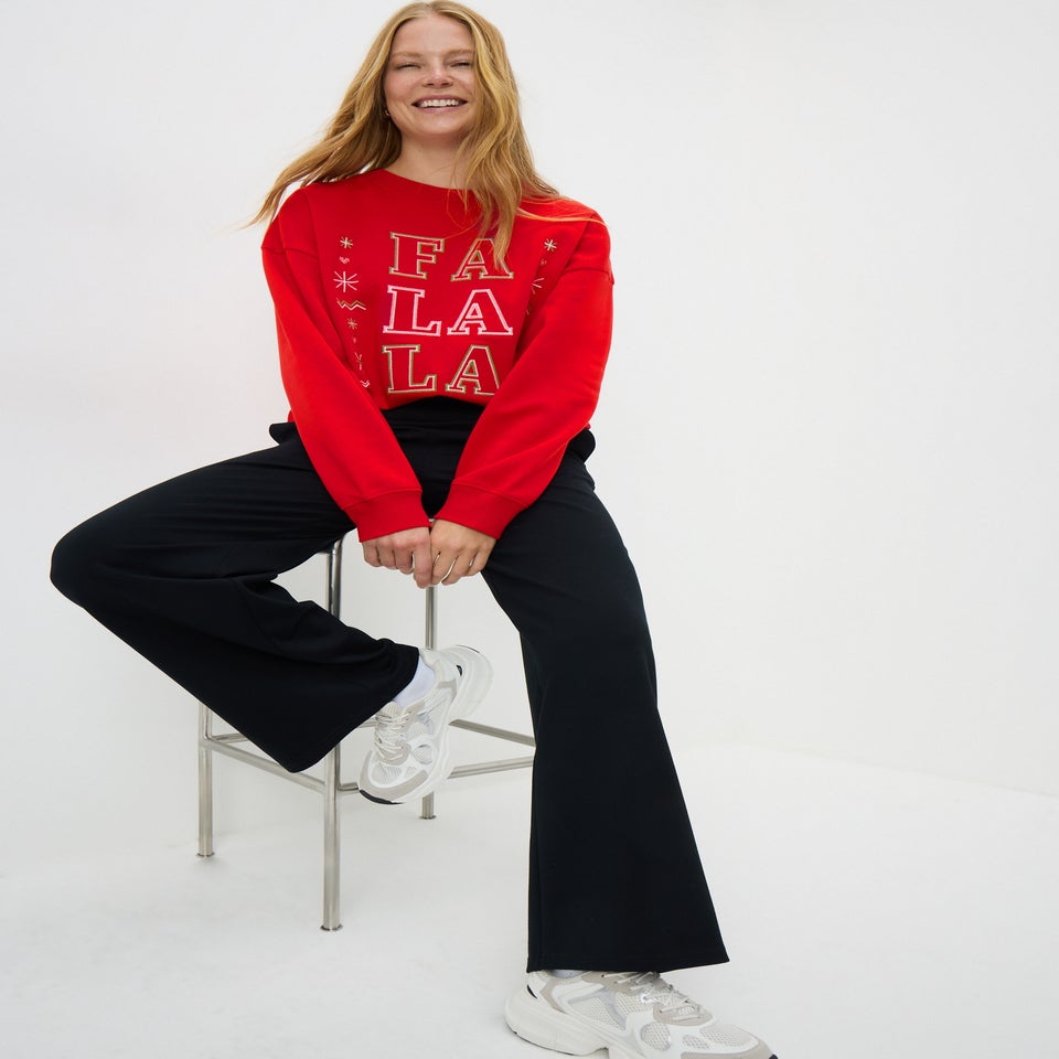 Red Fa La La Sweatshirt