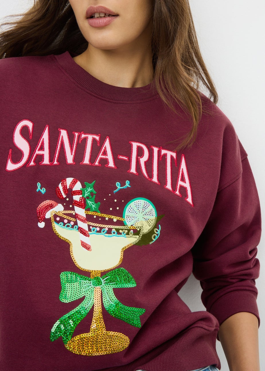 Burgundy Santa Rita Sweatshirt