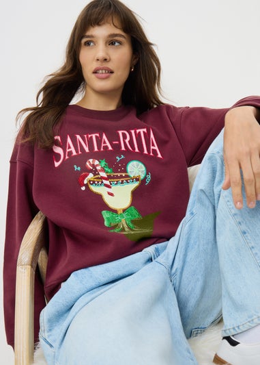 Burgundy Santa Rita Sweatshirt