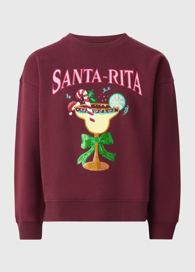 Burgundy Santa Rita Sweatshirt